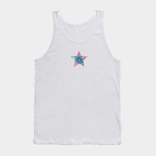 Retro Rose Star. Tank Top